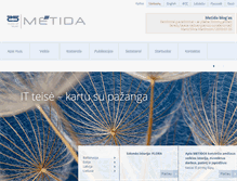 Tablet Screenshot of metida.lt
